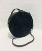 Surabaya Black round Rattan Bag