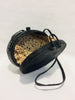 Manila Black Rattan Oval Bag